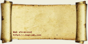 Anja Bulović vizit kartica